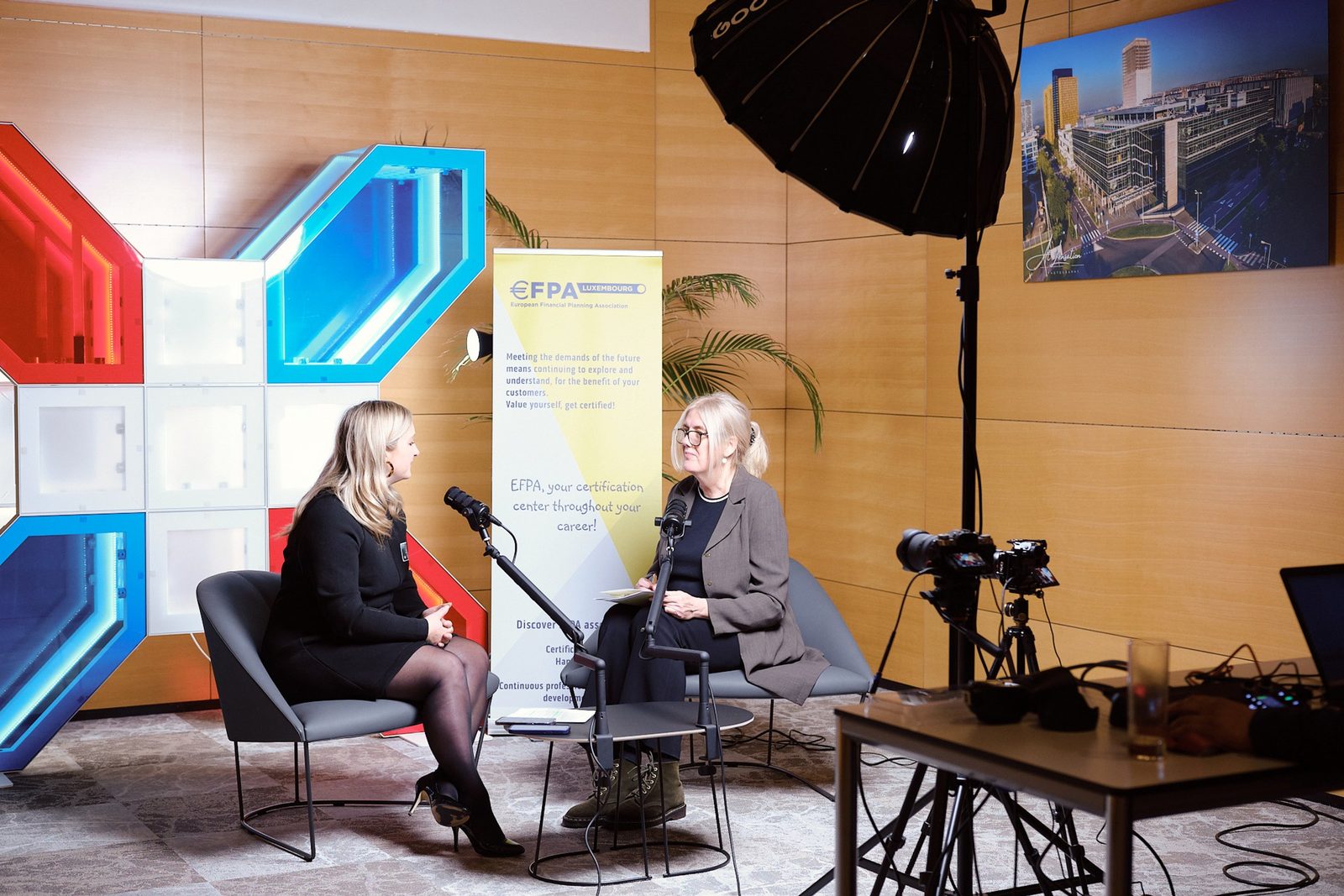 Video podcast production on location — Lux Photo Pro