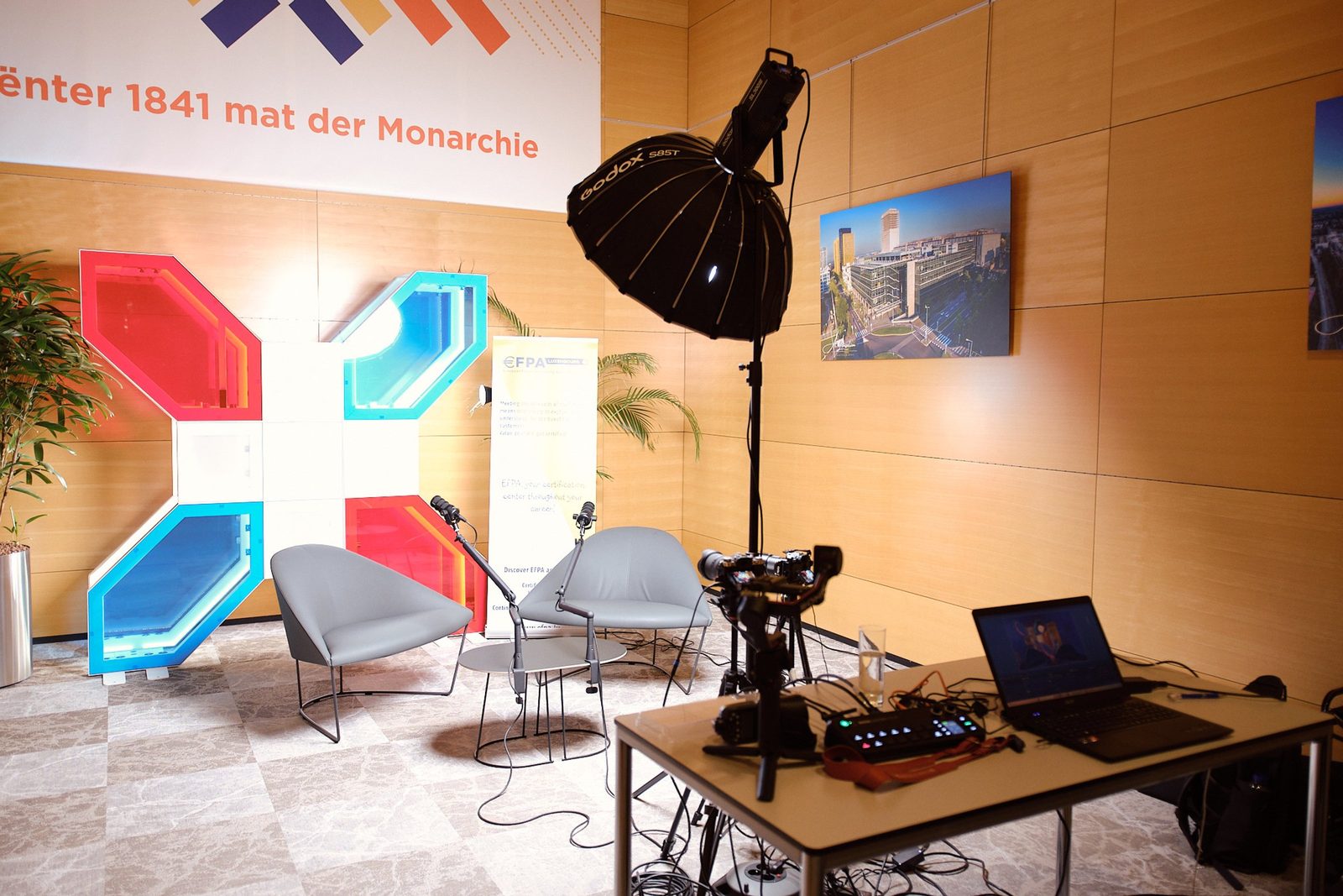 Video podcast production on location — Lux Photo Pro